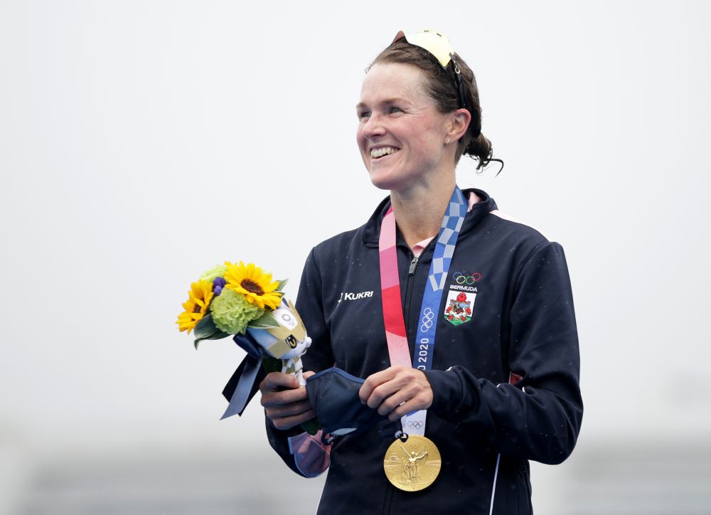 Duffy wins women's triathlon for Bermuda's first-ever ...