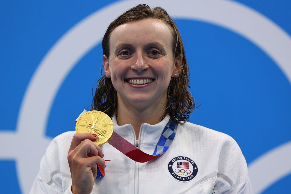 Ledecky targets 2028 Olympics after winning seventh gold