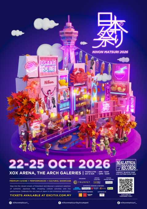 Osaka’s Dotonbori Comes to KL: Nihon Matsuri 2026 Returns with Malaysia’s First Standing Omakase, Record-Breaking Feats, and Star-Studded Lineup 