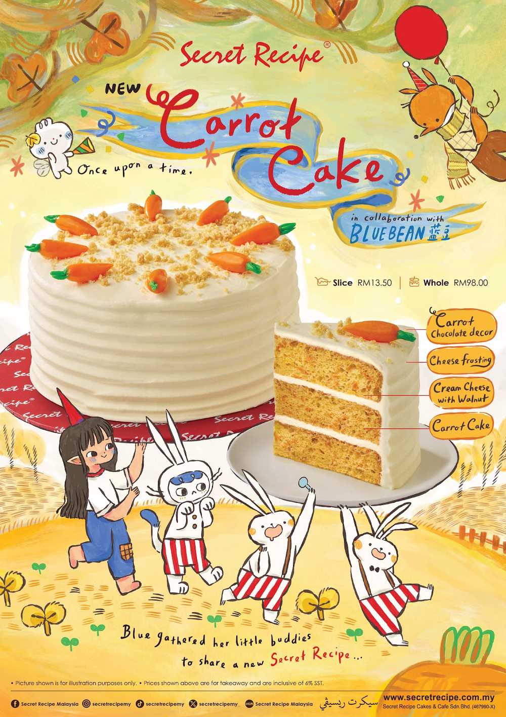 A Familiar Secret Recipe Slice Gets A Fresh New Whimsical Loo