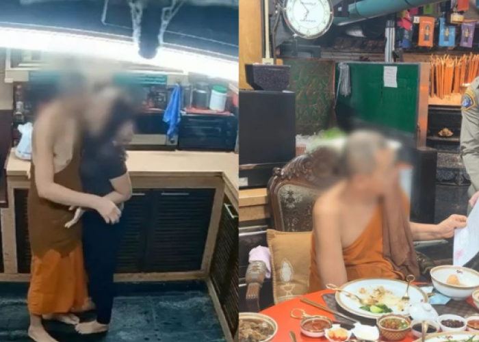 泰国高僧涉嫌侵吞9200万公款! 警方查案竟发现与女弟子亲密画面