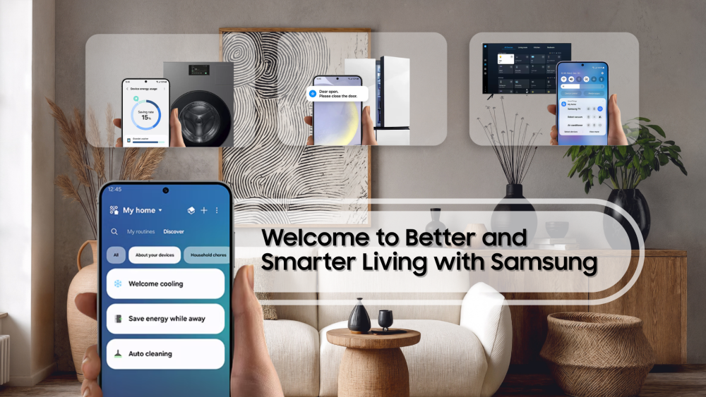 Welcome to Better and Smarter Living with Samsung