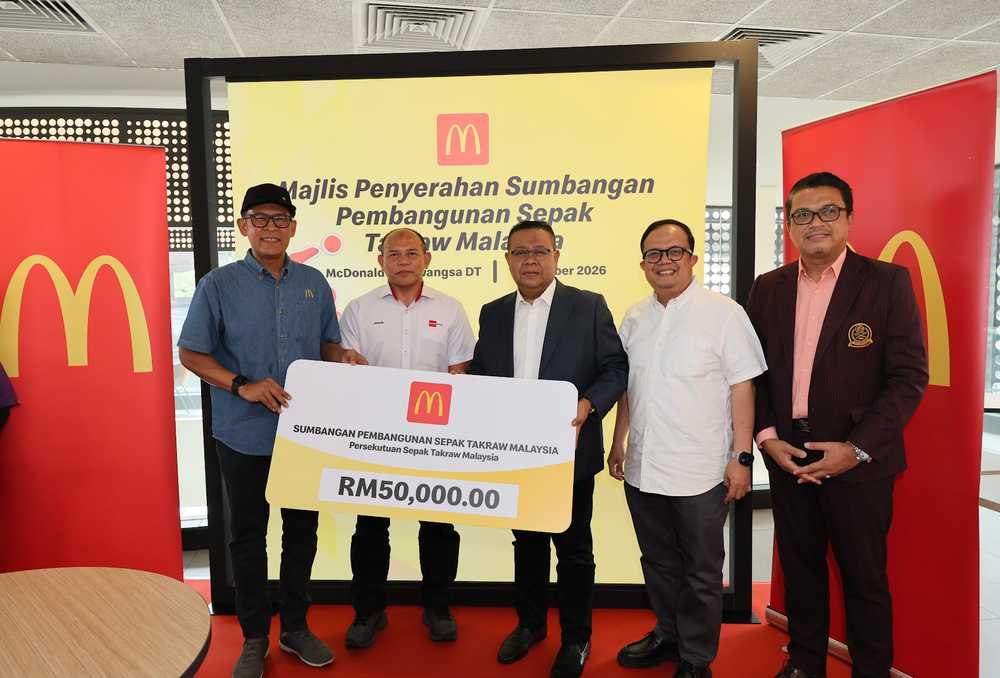 McDonald's Malaysia Contributes RM50,000 to Sepak Takraw Development Following Historic Asian Games Gold