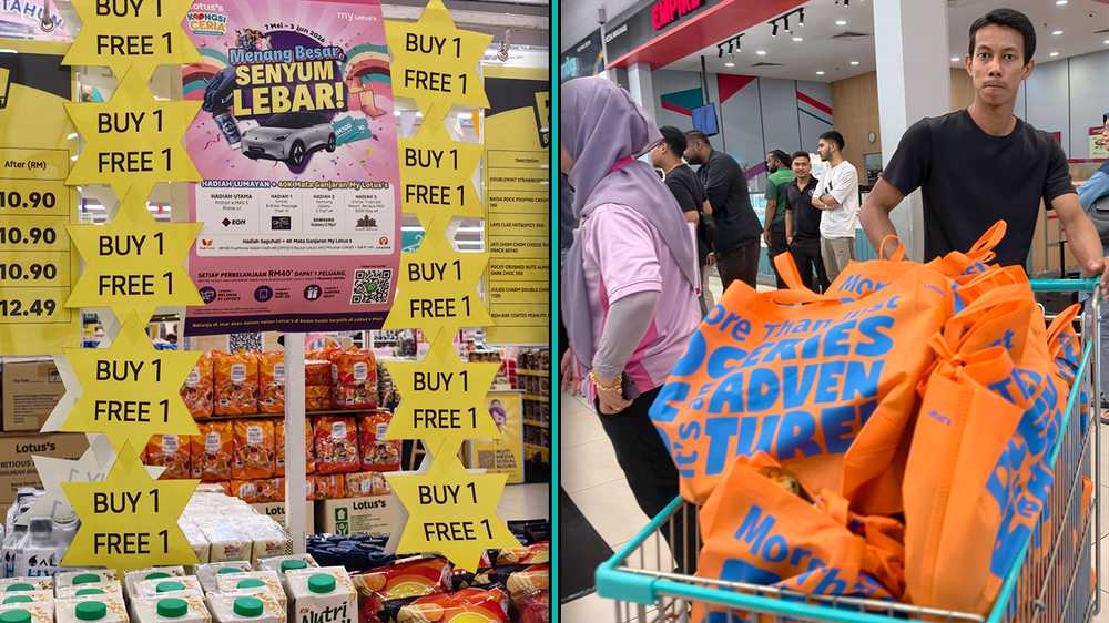 Find over 530 Buy 1 Free 1 items at Lotus’s – Until June only!
