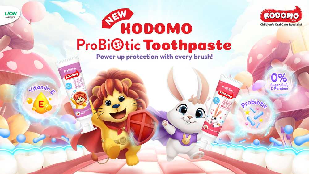 Kodomo Introduces Probiotic Toothpaste for Healthier Gums and Stronger Teeth in Children