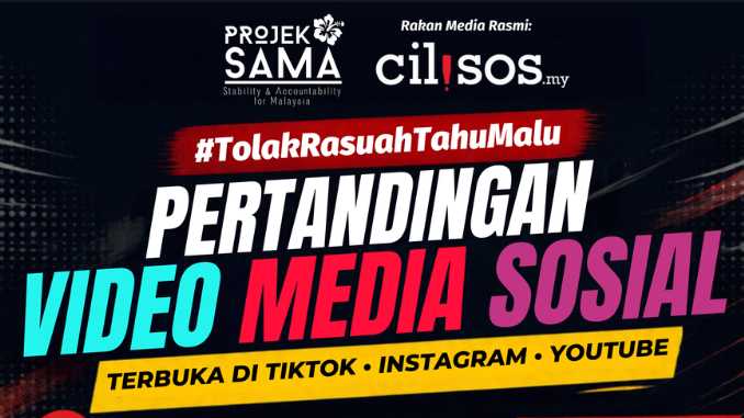 Hate corruption and rasuah? Post a BM video about it and win up to RM1k!