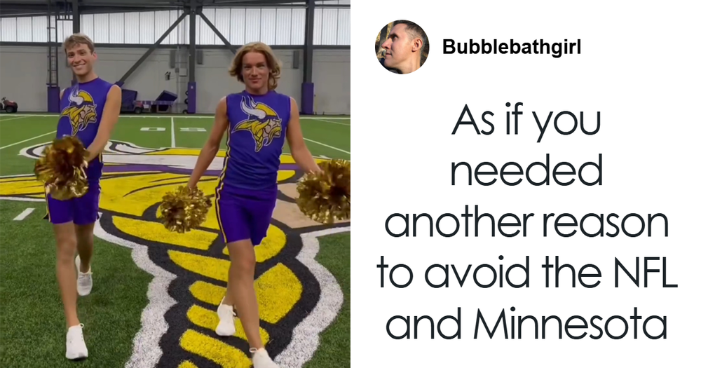 NFL male cheerleader claps back after MAGA hand-wringing: 'Did someone say  our name'
