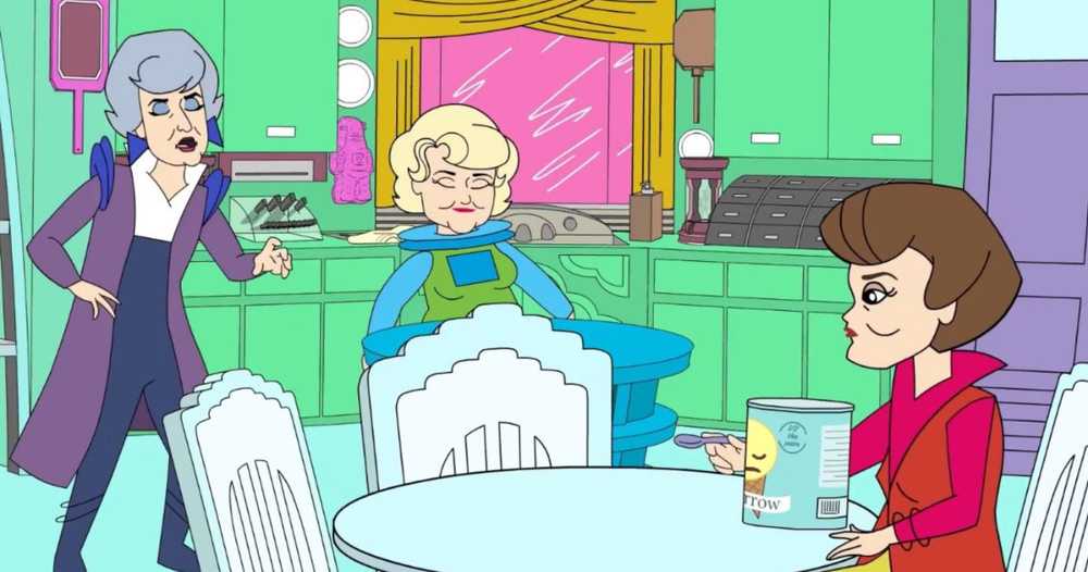 Golden Girls 3033 Blanche, Rose, Sophia and Dorothy Time Travel in