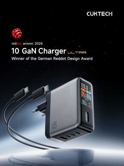 CUKTECH Introduces the 10 Ultra Charger, Delivering a Smarter Next-Generation Charging Experience