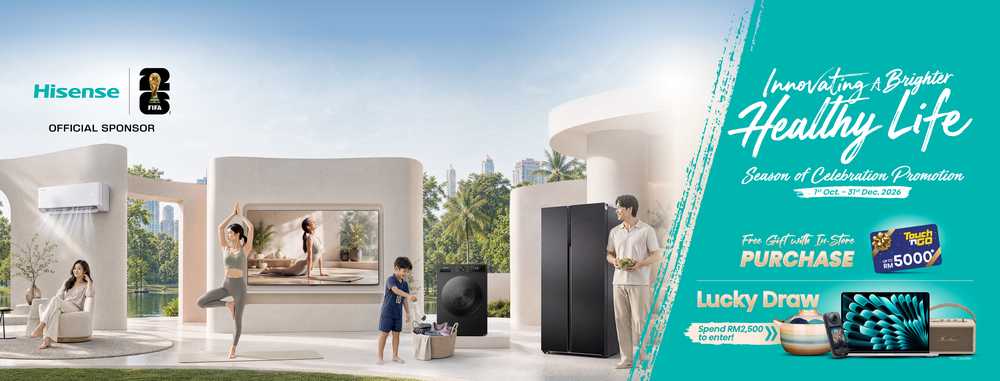 Hisense Brings Year-End Savings and Rewards with “Innovating A Brighter Healthy Life 2026” Promotion