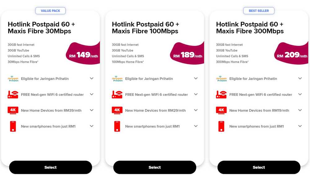 Hotlink postpaid 60 plan