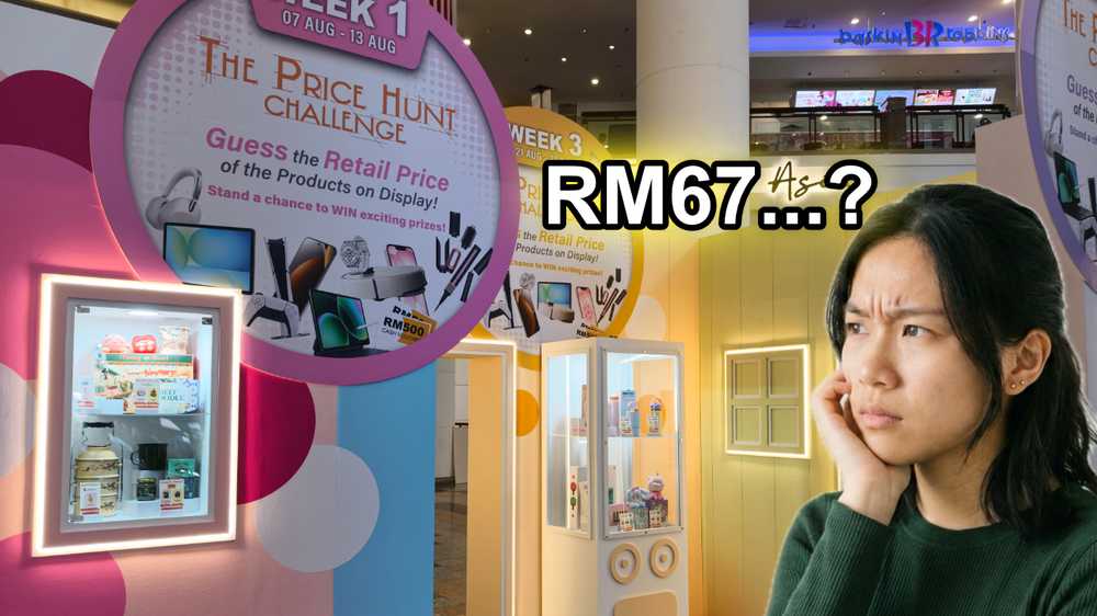 Guess the price and win HUGE (Samsung, Sony, Dyson) prizes at Berjaya Times Square!