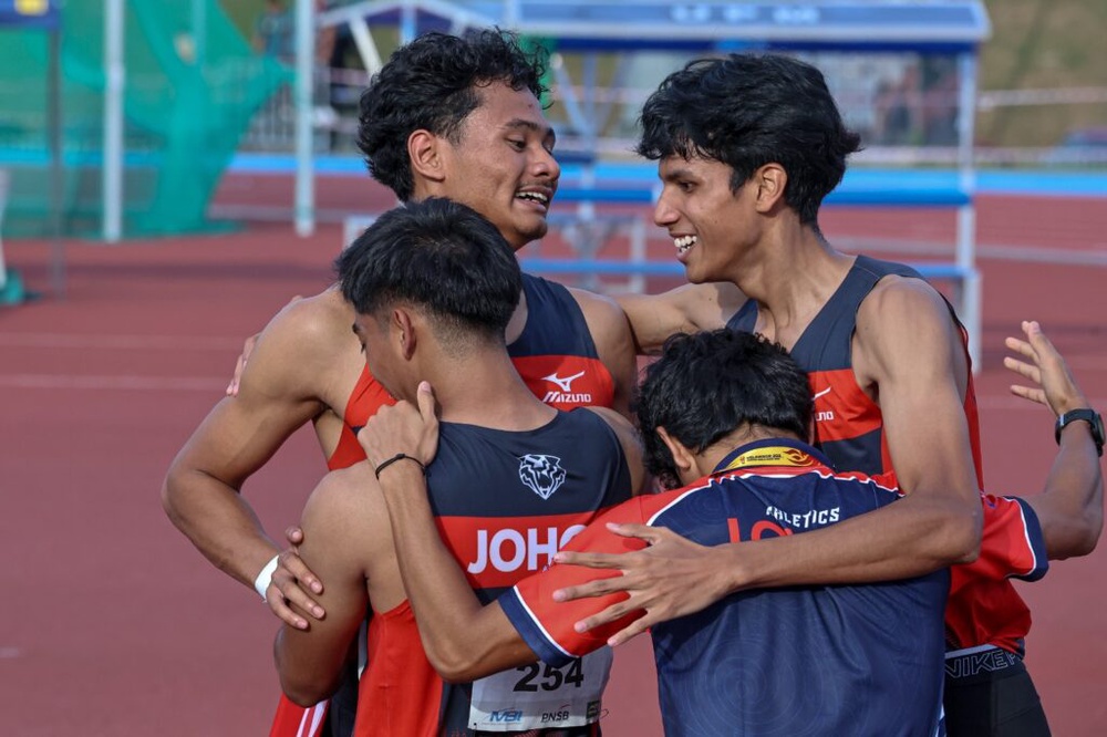 Image from: Sukma 2026: Kuartet 4x100m Johor padam rekod 10 tahun
