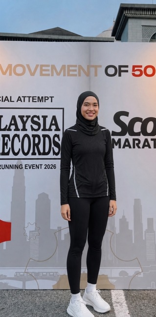 Image from: Husna teruja sertai acara larian terbesar negara