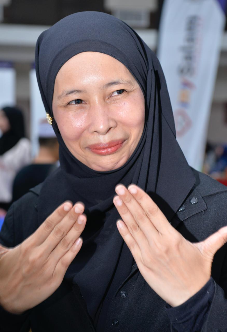 Image from: Komuniti OKU pekak diberi pendedahan manfaat mySalam, urus kewangan