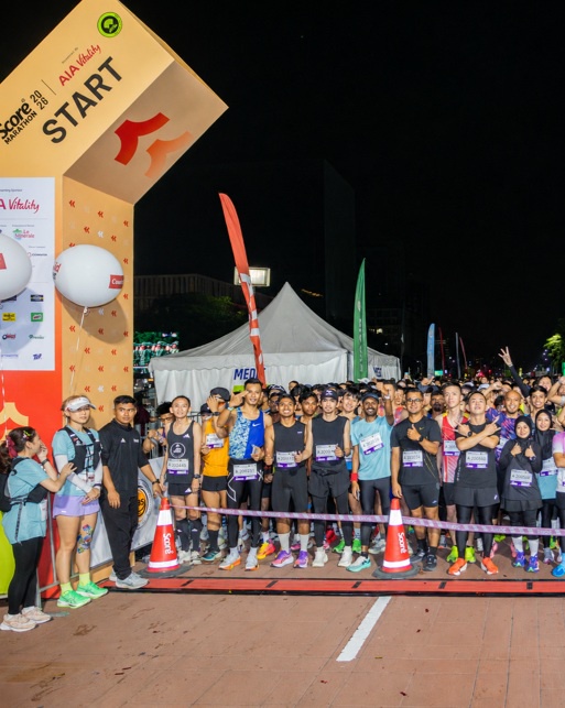 Image from: Husna teruja sertai acara larian terbesar negara