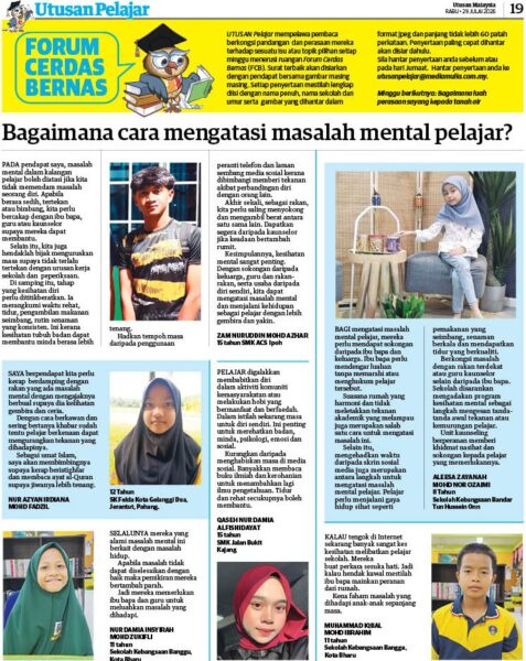 Image from: Luah perasaan, jumpa kanselor bantu pelajar atasi masalah mental