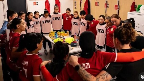 Image from: Skuad wanita Afghanistan hidupkan semula impian bola sepak