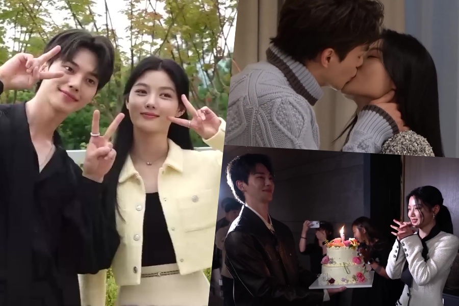 Watch Song Kang And Kim Yoo Jung Are Playful Behind The Scenes Of My Demon