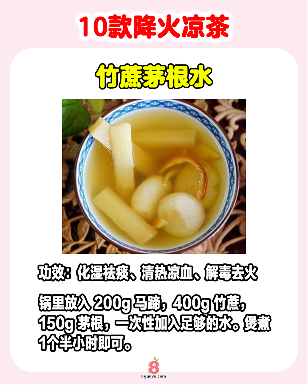 Image from: 10款降火凉茶 一次看🔥快来看看有没有你爱喝的❗
