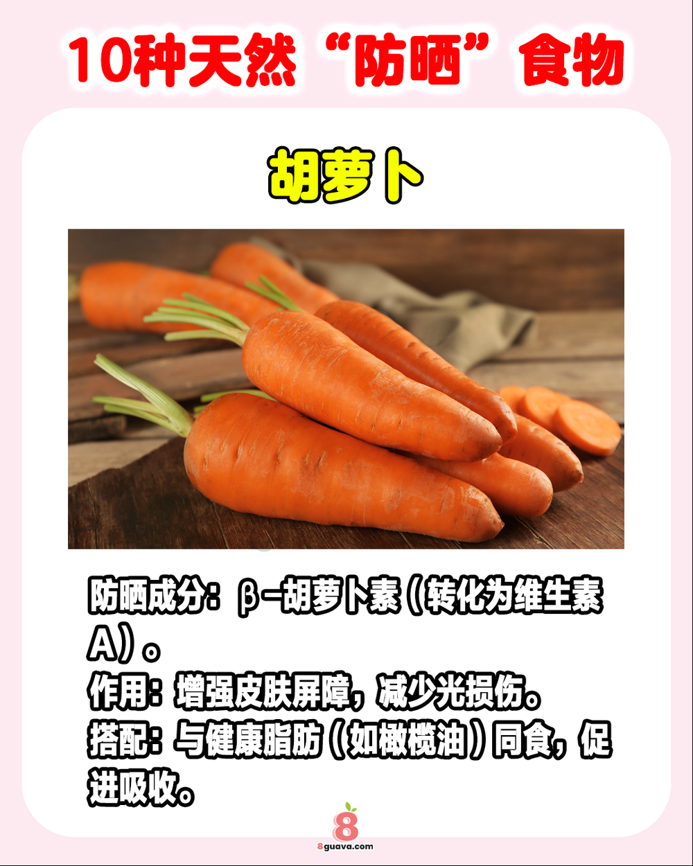 Image from: 10种天然“防晒”食物 一次看🍉 快@你的家人朋友一起来看❗