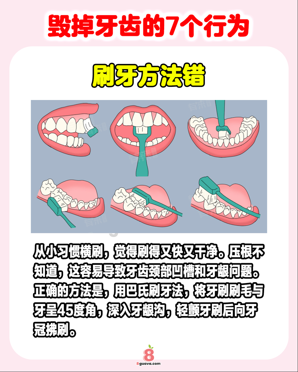 Image from: 毁掉牙齿的7个行为 一次看🦷快来看看你中招了吗❓