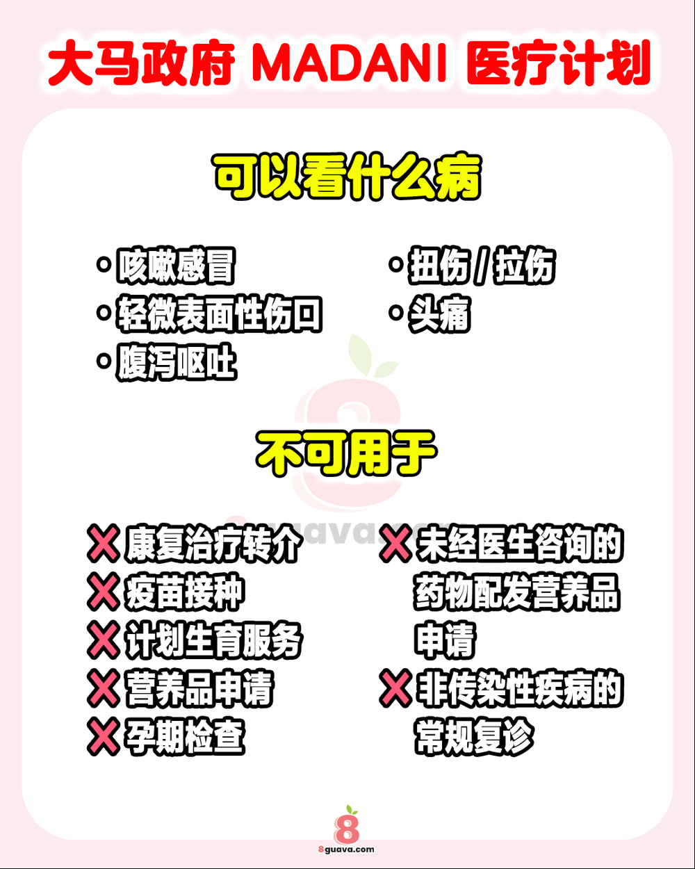 Image from: 大马政府MADANI医疗计划 🩺手把手教你查看是否符合资格✨