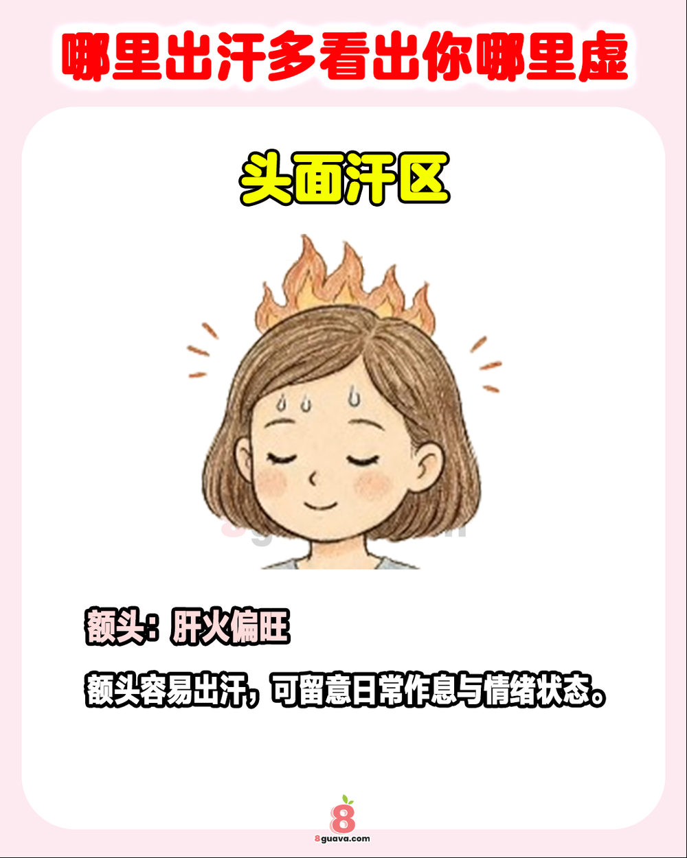 哪里出汗多哪里虚