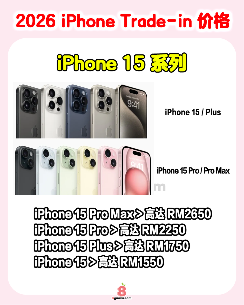 2026 iPhone Trade-in价格