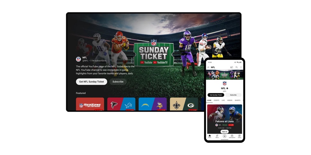 nfl youtube tv