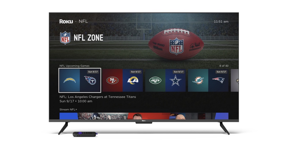 Roku launches new 'NFL Zone,' but it doesn't support   TV's