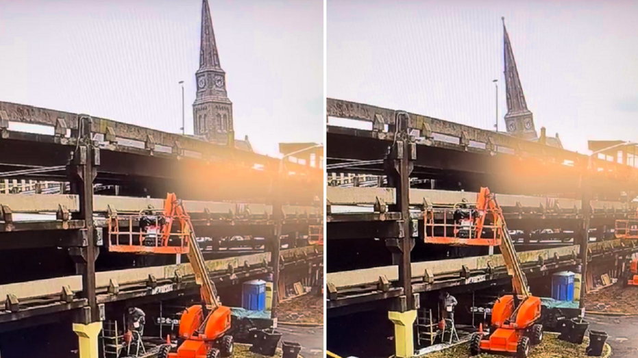 New London, Connecticut church collapse caught on video