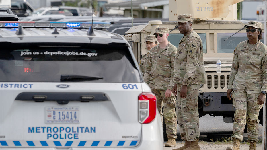 National Guard troops from six red states head to DC to help tackle crime