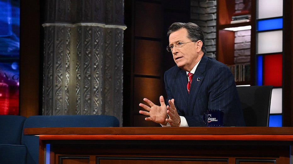Stephen Colbert sarcastically salutes Paramount’s new chief on