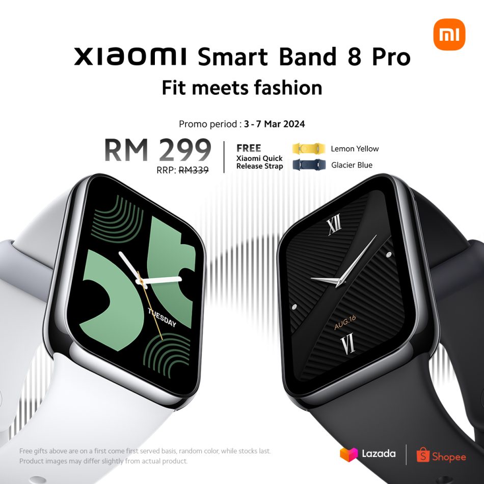 Xiaomi Smart Band 8 Pro Ditawarkan Di Malaysia Pada RM339