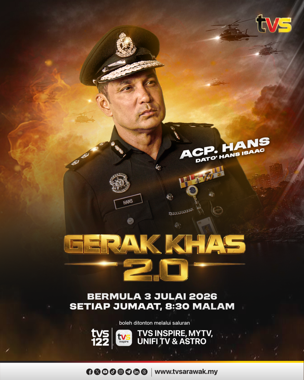 Image from: Disangka Sudah Berkubur, 'Gerak Khas' Hidup Semula Selepas TVS Ambil Alih Legasi Drama Ikonik