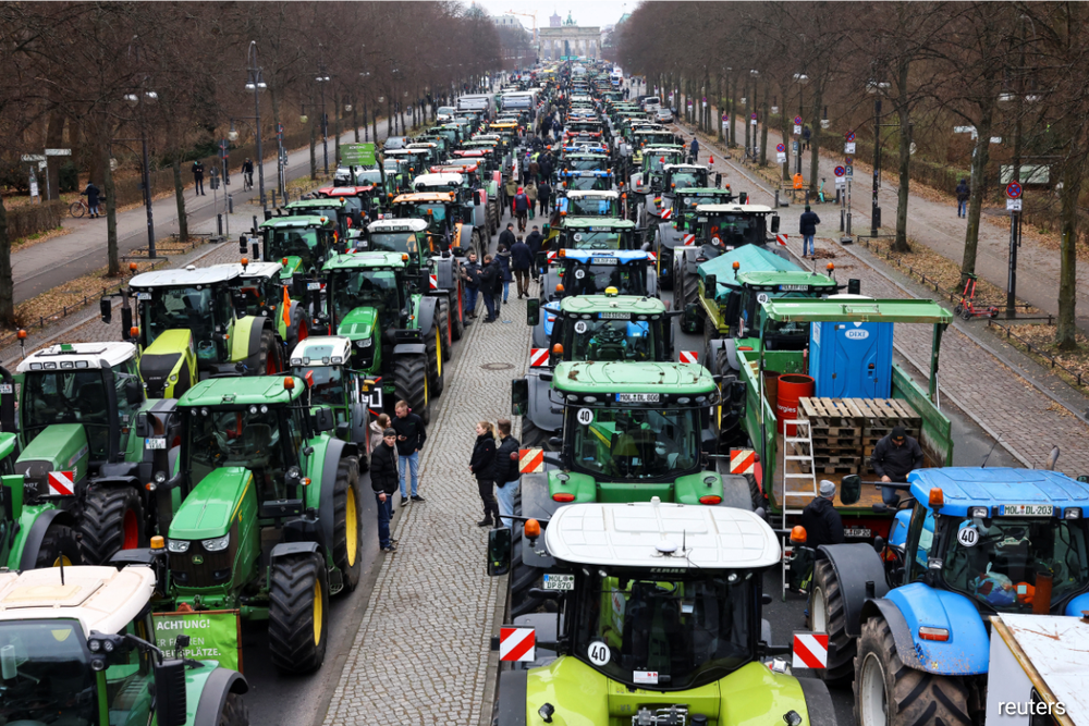 Farmer Protests Spread In Europe Over Costs And EU Red Tape