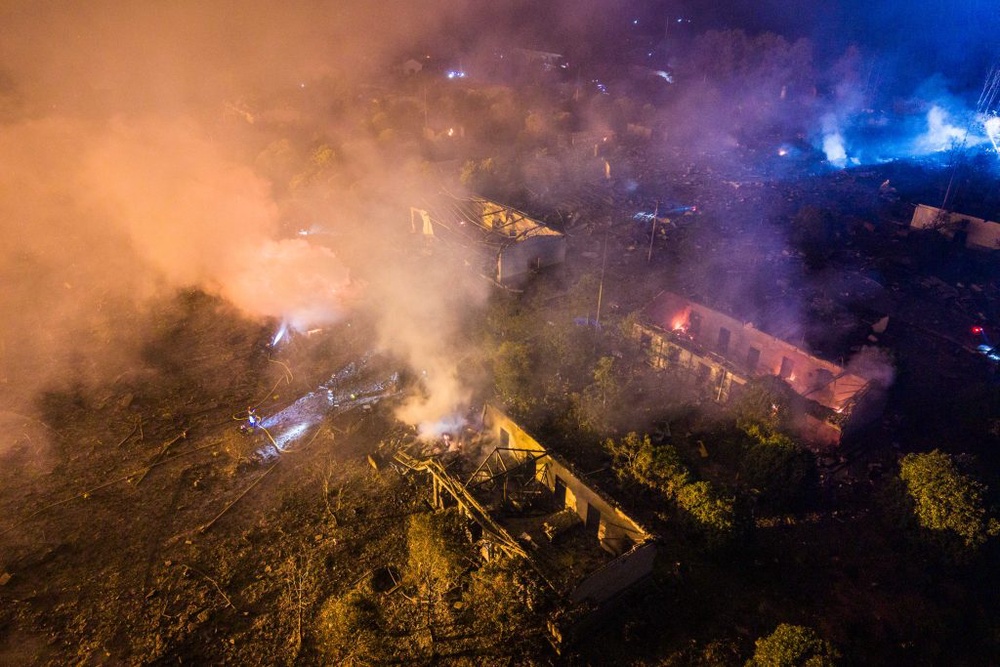 Image from: 湖南烟花厂爆炸酿多人死伤  习近平令严肃追责