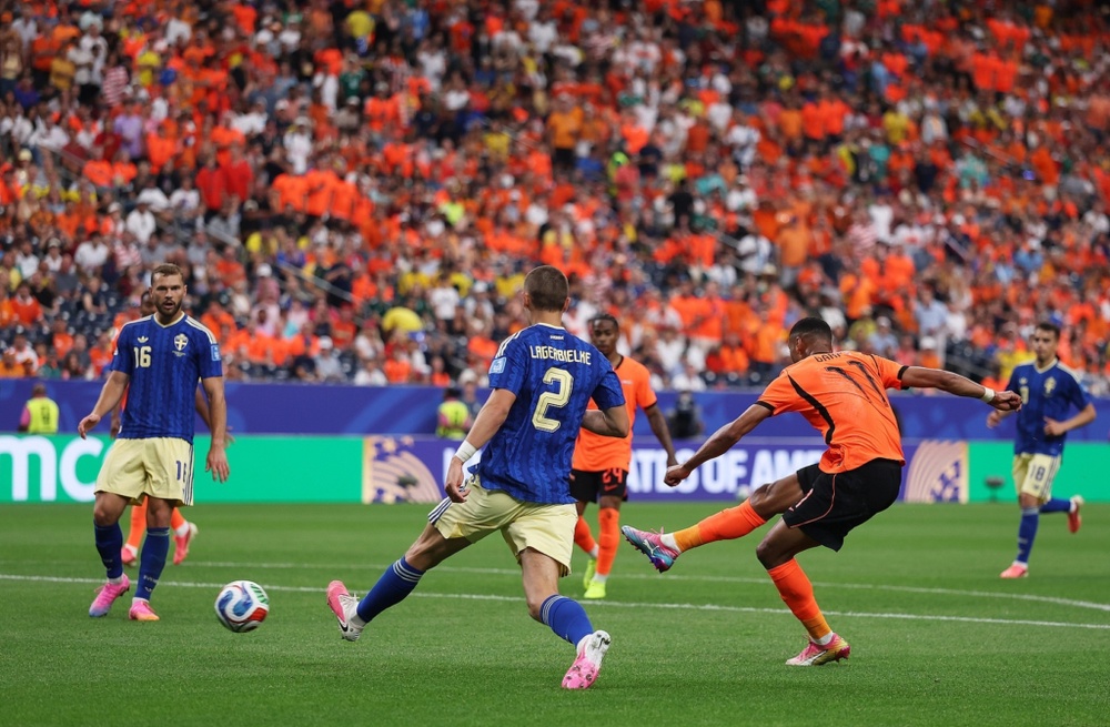 Image from: 【2026世界杯】布罗比加克波双响 荷兰5比1瑞典升F组榜首