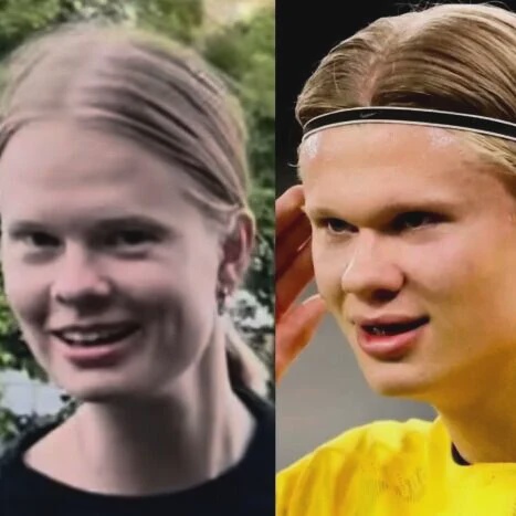 Image from: 【2026世界杯】2女模特儿找到流量密码  扮演哈兰德爆红
