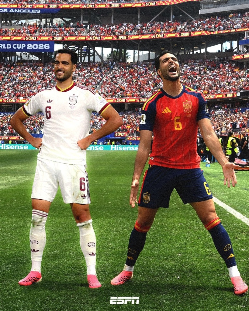 Image from: 【2026世界杯】梅里诺替补绝杀比利时 西班牙4强会师法国