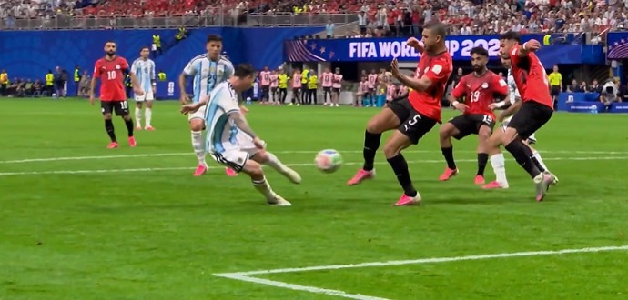 Image from: 【2026世界杯】梅西失点+传射 阿根廷惊天逆转埃及闯8强