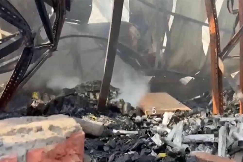 Image from: 疑冷气机爆炸  印度酒店凌晨火灾致9死