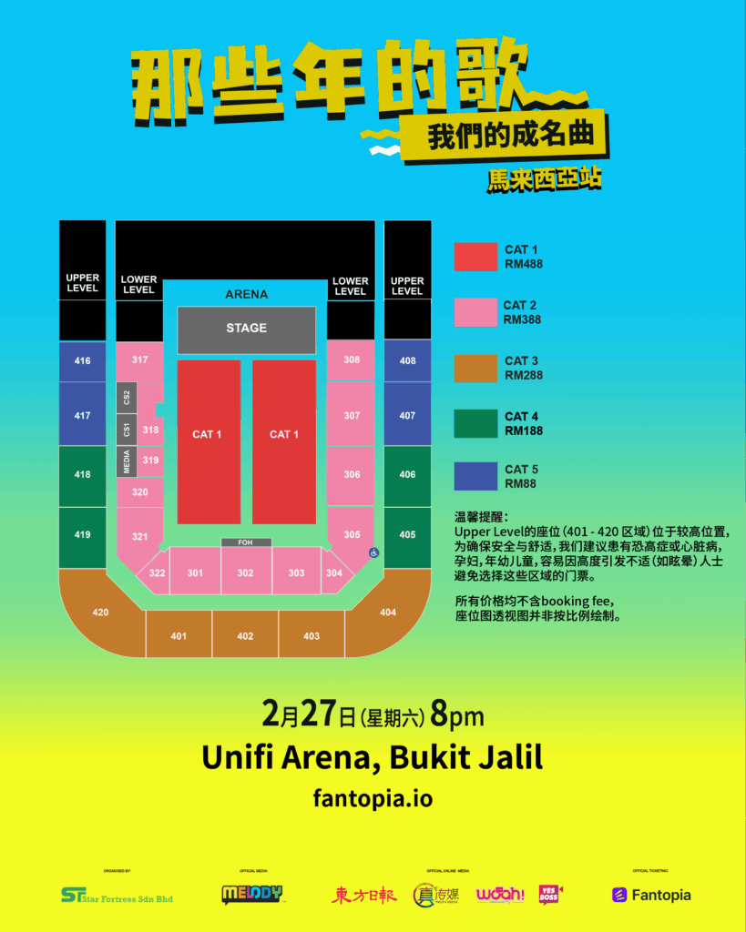 Image from: 《那些年的歌,我們的成名曲》演唱会 重温民歌与华语金曲黄金年代