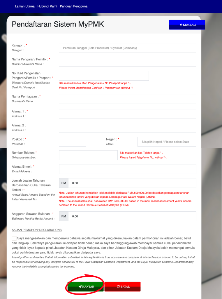Image from: MyPMK Guide: How SMEs Can Register for SST Rental Exemption