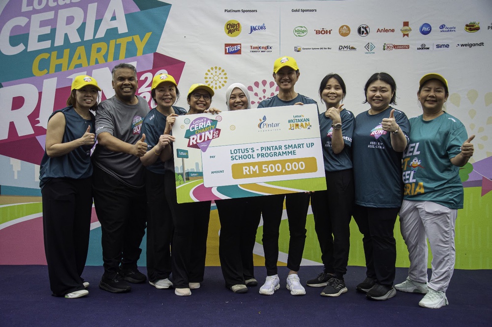 Image from: Fourth Edition of Lotus's Ceria Charity Run 2026 Raises Record RM 500,000, Advancing Goal to Empower 50,000 Students Nationwide with PINTAR