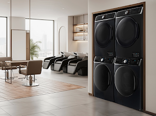 Samsung professional commercial laundry washer and dryer technology and performance