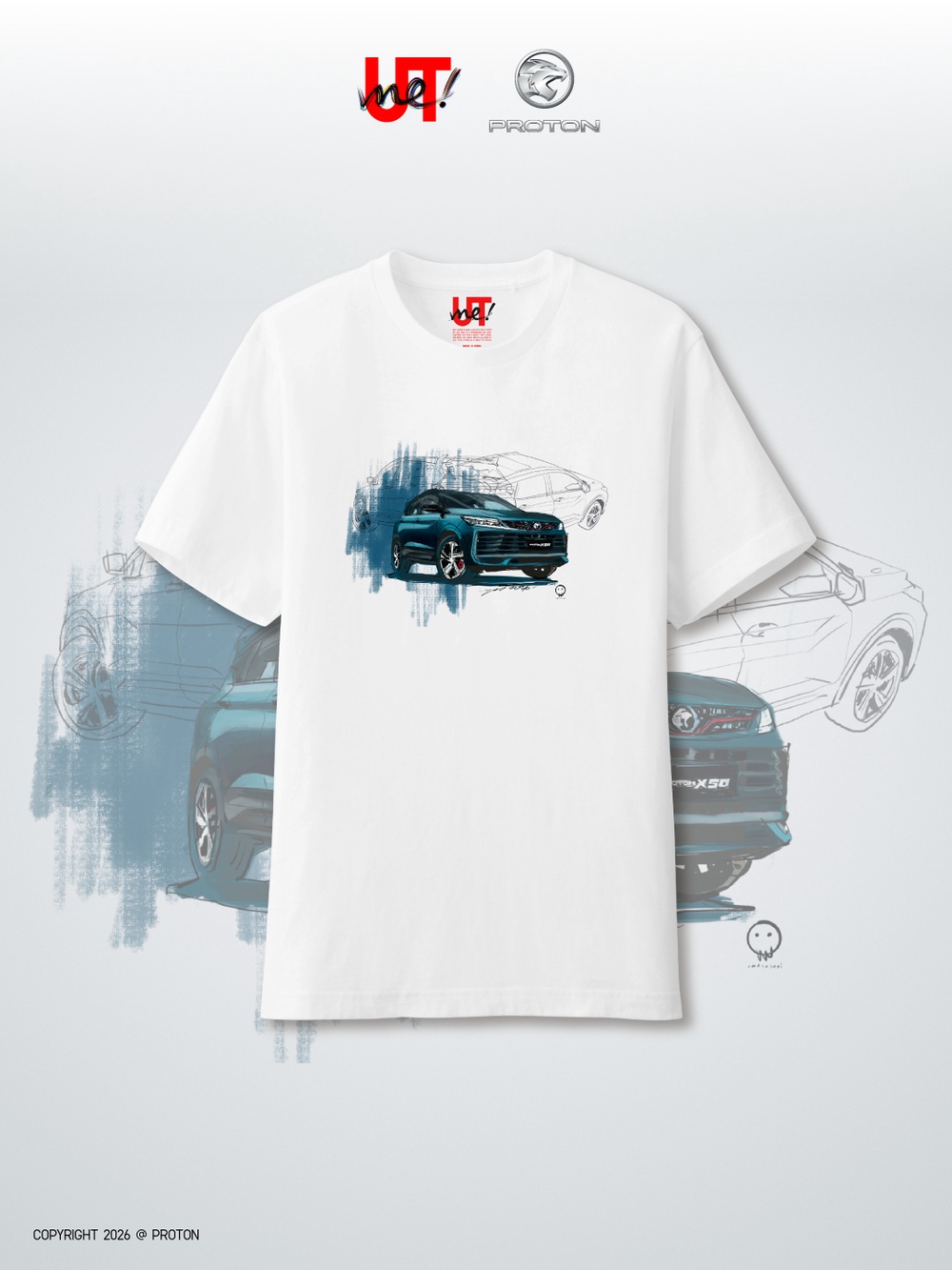 Image from: UNIQLO and PROTON Celebrate Malaysian Automotive Icons with Exclusive UTme! Collection