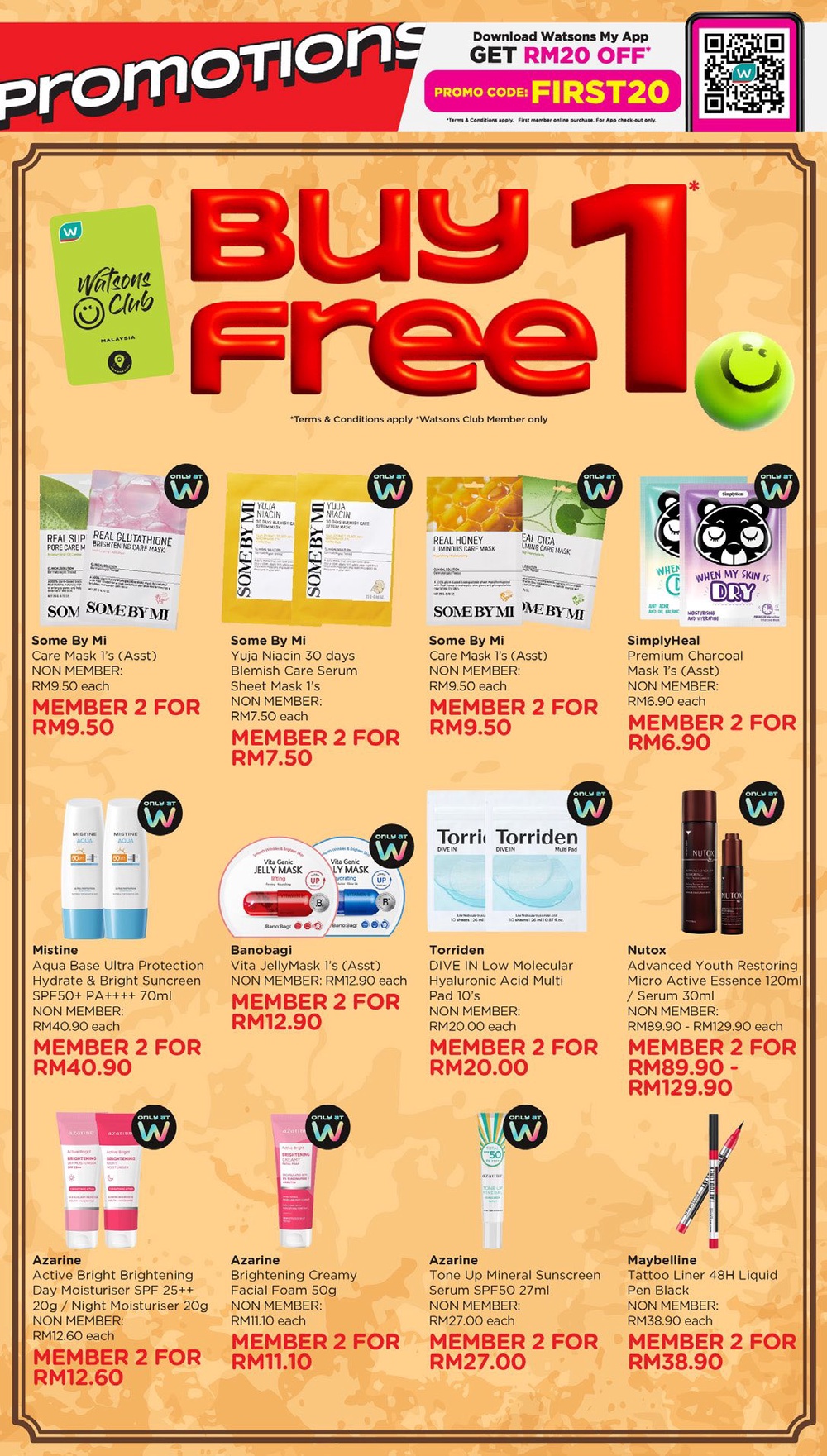 Image from: Watsons推出买一送一优惠，快来看看都有哪些商品参与促销