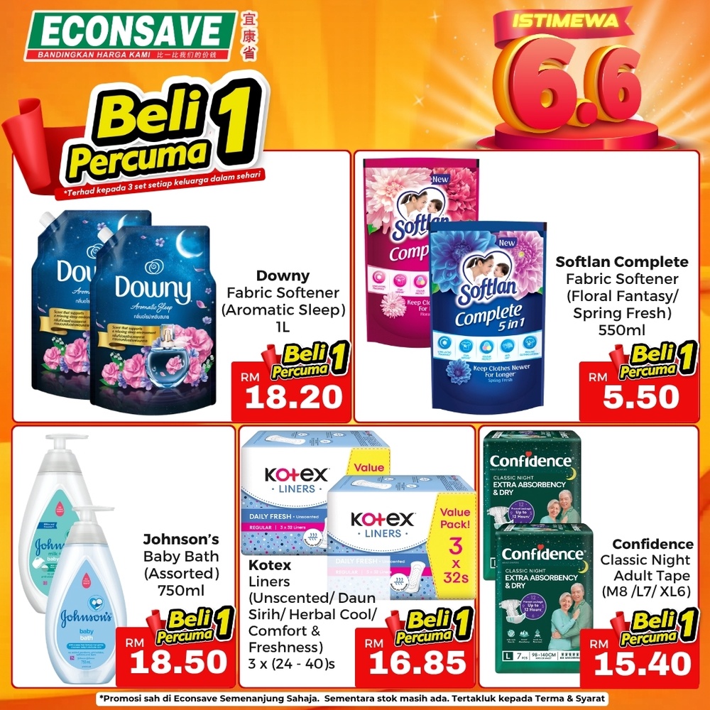 Image from: Econsave推出Buy 1 Free 1